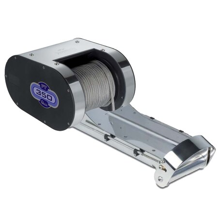 Quick Ptr 350 Pontoon Windlass Aluminum Bow Roller 20Lb FSPT0350RB20C01